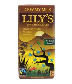 Creamy Milk Chocolate Bar with Stevia, Lily's (85g)